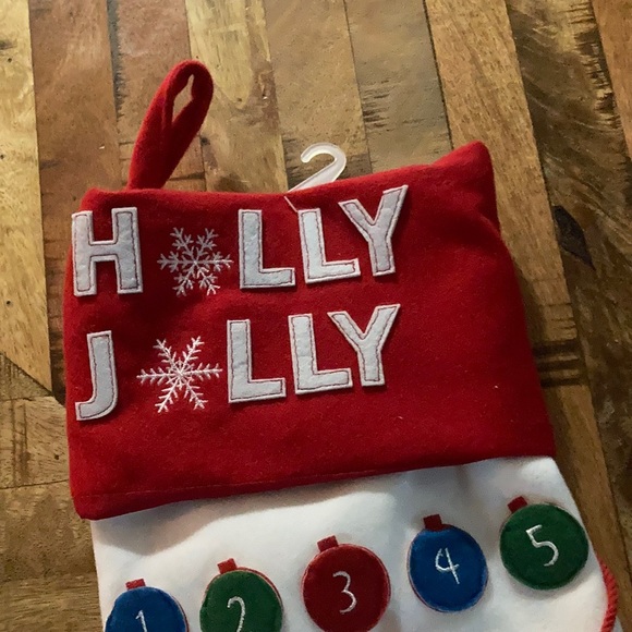 Large countdown to Christmas stocking NEW - Picture 2 of 6